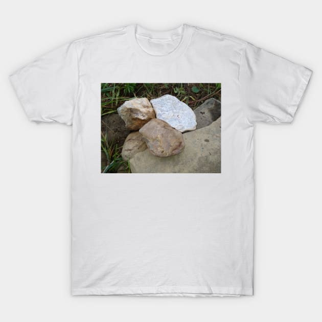 Three Rocks T-Shirt by Reilly's Fine Art and Designs